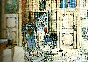 Carl Larsson gammelrummet oil painting reproduction